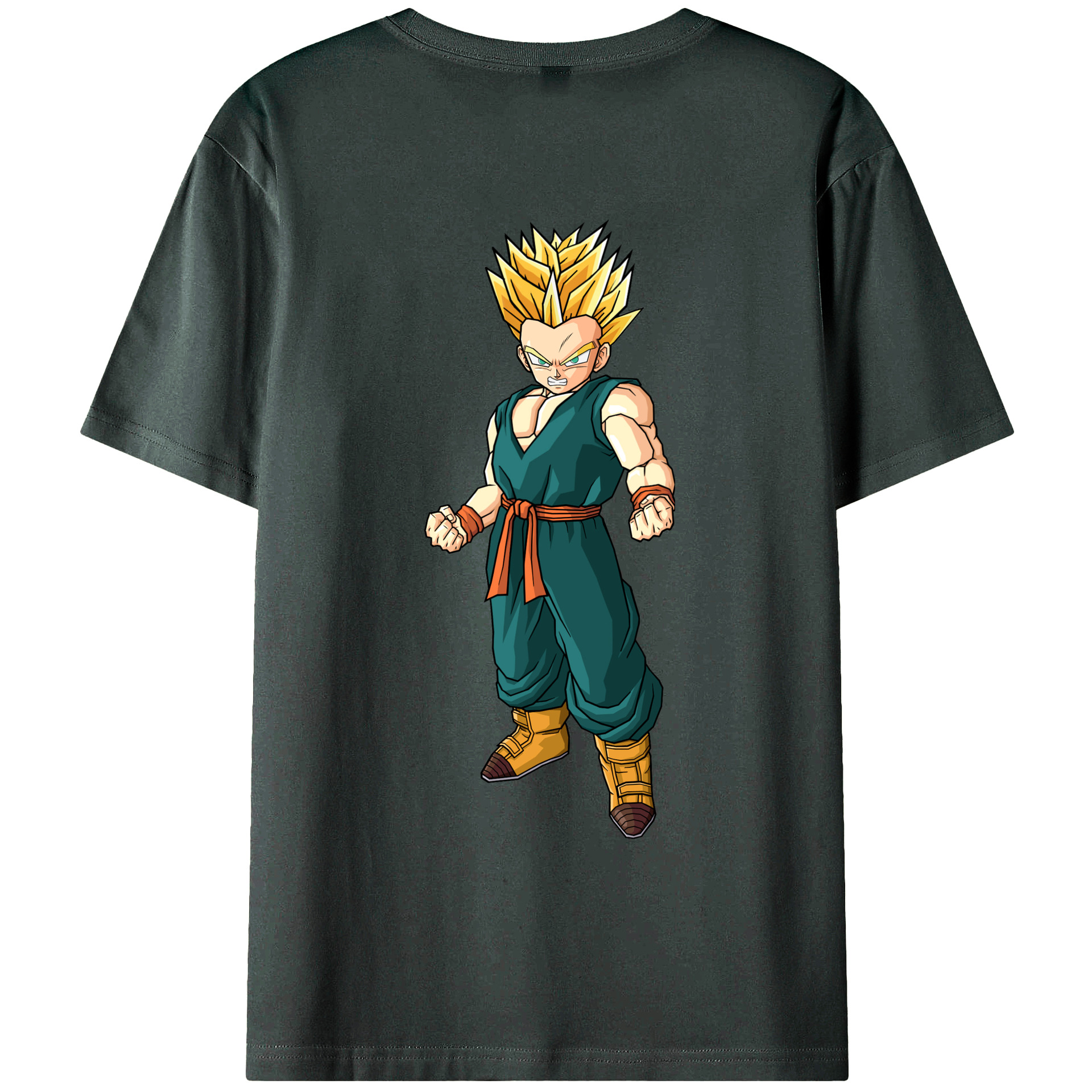（画像用） ドラゴンボール DRAGON BALL 綿100％ メンズ半袖Tシャツ（バックプリント） 通気性